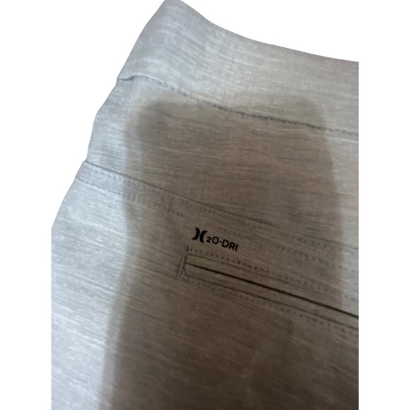 Hurley Mens 19" Dri-Fit Chino Shorts 52B Gray Polyester Blend NWT - Picture 5 of 5